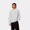 CARHARTT AMERICAN SCRIPT SWEAT ASH HEATHER