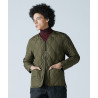 TAION 101ZML V-NECK DARK OLIVE NAVY