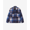 OBEY STANTON SHIRT JACKET ACADEMY NAVY MULTI