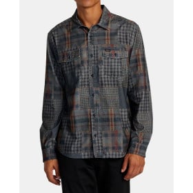 RVCA FREEMAN CORD SHIRT GREY