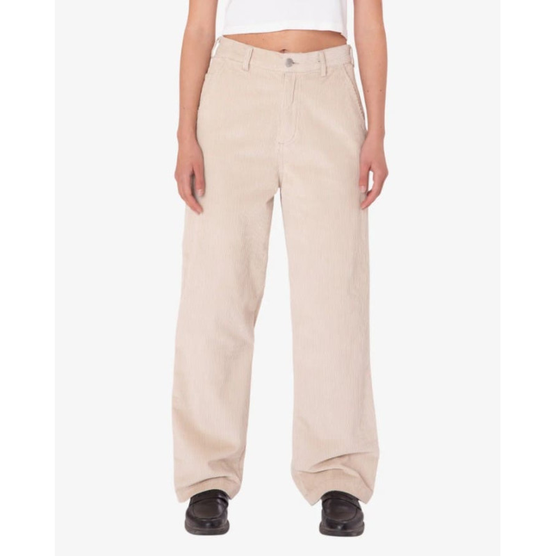 OBEY BRIGHTON CORDUROY CARPENTER SILVER GREY