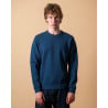 NITTO KNITWEAR YOURI COL ROND BLEU JEAN