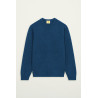 NITTO KNITWEAR YOURI COL ROND BLEU JEAN