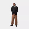 CARHARTT AMERICAN SCRIPT SWEAT BLACK