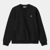 CARHARTT AMERICAN SCRIPT SWEAT BLACK