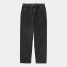 CARHARTT SINGLE KNEE PANT BLACK STONE WASHED