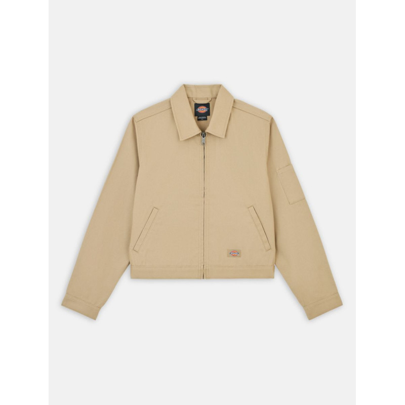 DICKIES UNLINED CROPPED EISENHOWER JACKET REC KHAKI