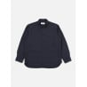 UNIVERSAL WORKS TRAVAIL OVERSHIRT TROPICAL SUITING NAVY