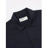 UNIVERSAL WORKS TRAVAIL OVERSHIRT TROPICAL SUITING NAVY