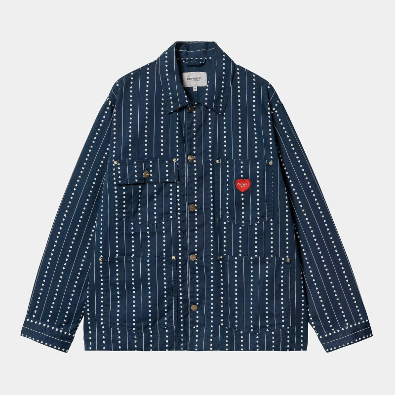 CARHARTT DREWE CHORE COAT NATURAL RINSED