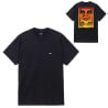 OBEY ICON STENCIL FLAME BLACK