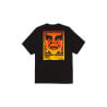 OBEY ICON STENCIL FLAME BLACK