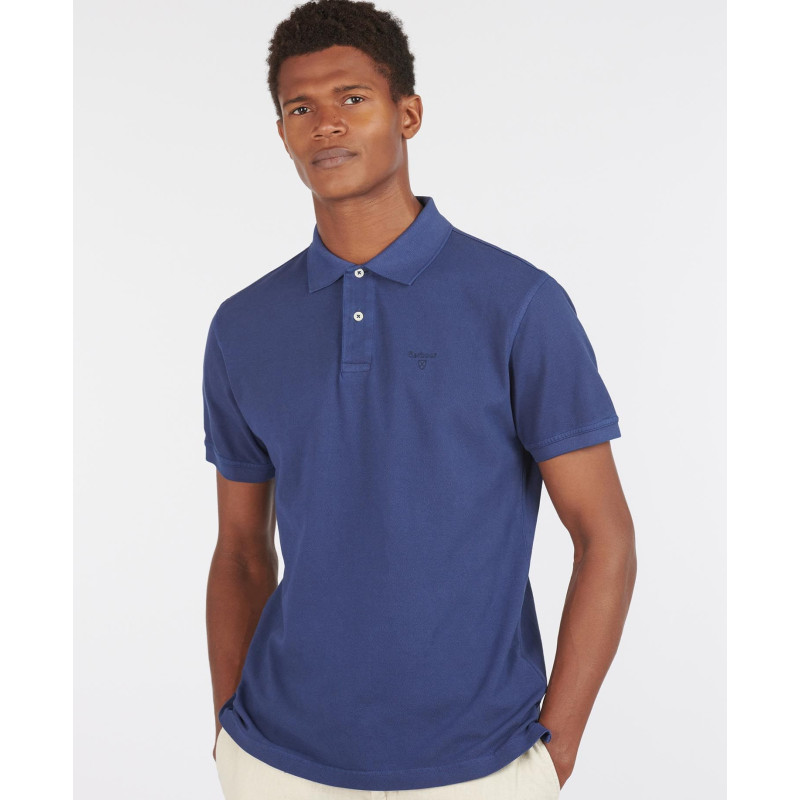 BARBOUR WASHED SPORTS POLO SHIRT NAVY