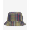 BARBOUR HUTTON REVERSIBLE BUCKET HAT NAVY