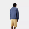 CARHARTT AMERICAN SCRIPT SWEAT BLUE IRIS