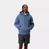 CARHARTT HOODED AMERICAN SCRIPT SWEAT BLUE IRIS