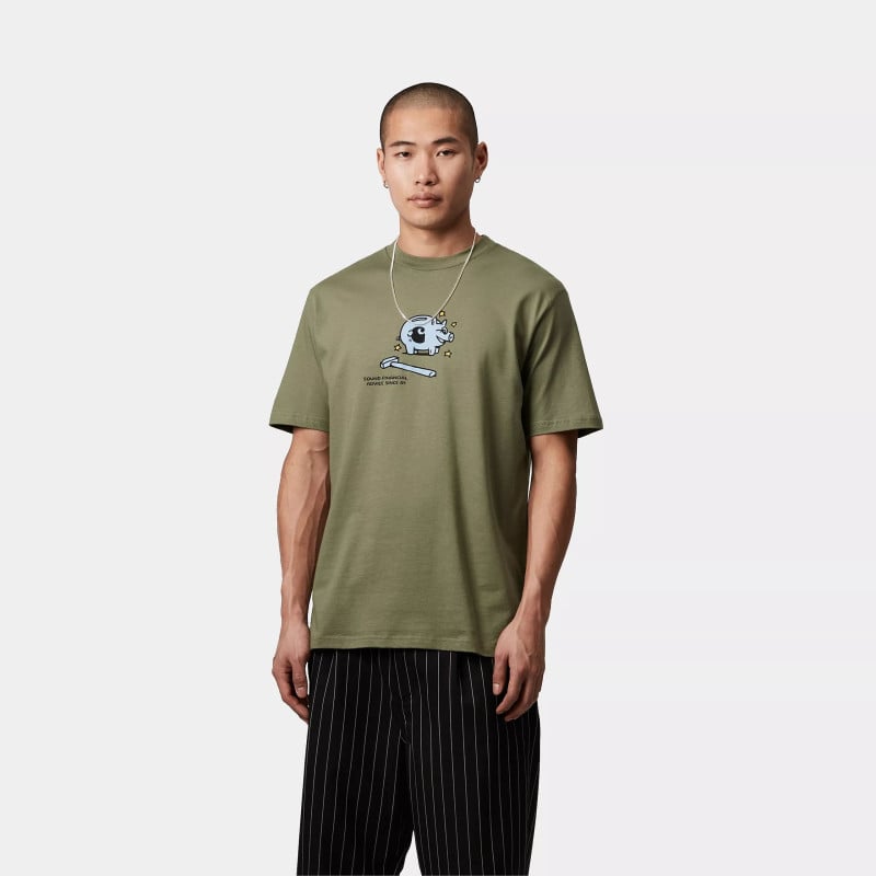 CARHARTT SS PIGGYBANK TEE DOLLAR GREEN