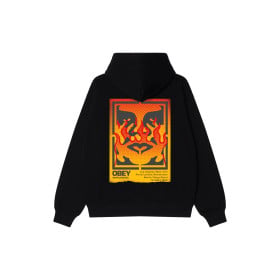 OBEY ICON STENCIL FLAME...