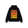 OBEY ICON STENCIL FLAME HOOD BLACK