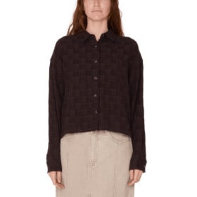 OBEY VIVIAN PLAID SHIRT...