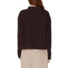 OBEY VIVIAN PLAID SHIRT JAVA BROWN MULTI