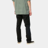 CARHARTT SID PANT POPLIN BLACK RINSED