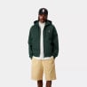 CARHARTT HOODED AMERICAN SCRIPT JACKET CONIFER