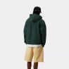 CARHARTT HOODED AMERICAN SCRIPT JACKET CONIFER