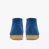 CLARKS WALLABEE BOOT BLUE SUEDE