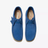 CLARKS WALLABEE BOOT BLUE SUEDE