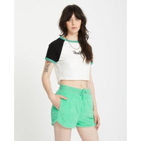 VOLCOM W'SWEETERRY SHORT JADE