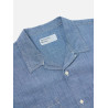 UNIVERSAL WORKS CHAMBRAY SUMMER OVERSHIRT WASHED INDIGO