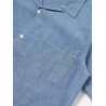 UNIVERSAL WORKS CHAMBRAY SUMMER OVERSHIRT WASHED INDIGO