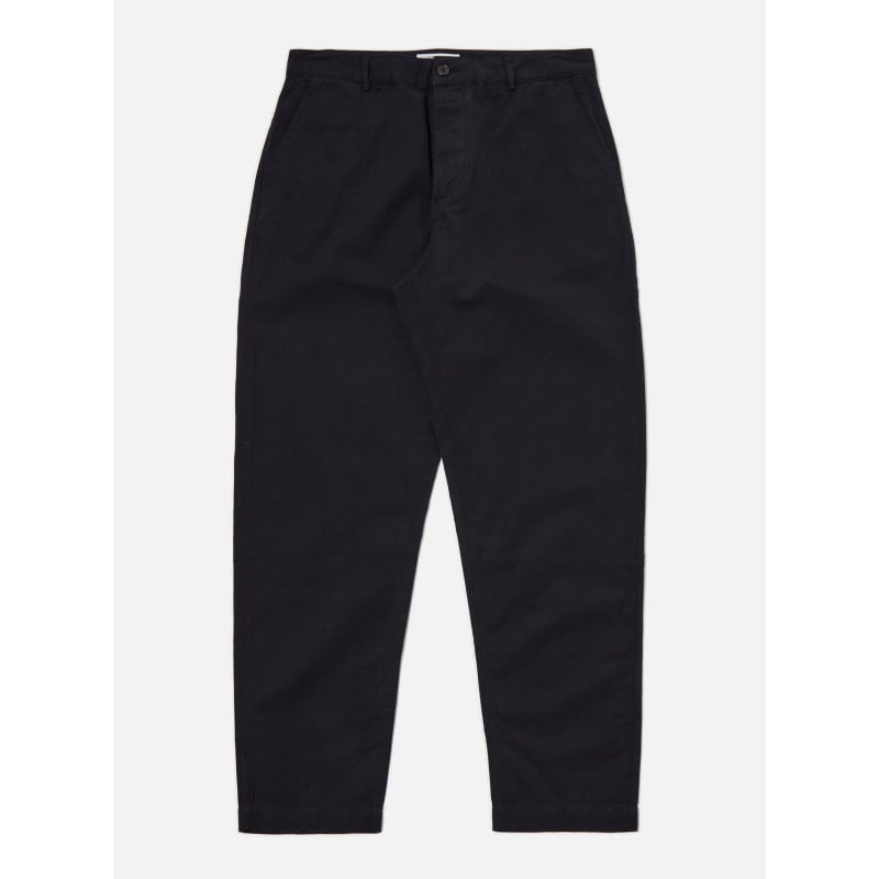 UNIVERSAL WORKS MILITARY CHINO SUMMER CANVAS NAVY