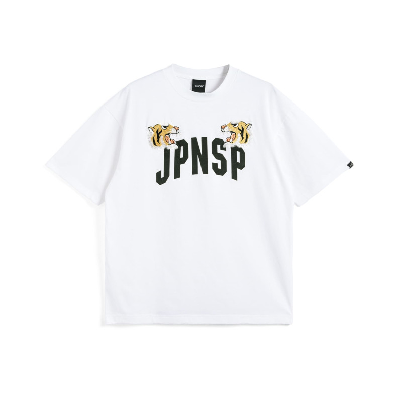TAION TS01JS-PR02 OFF WHITE JAPAN SPECIAL STORAGE "TIGER" EMBRODERY