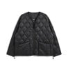 TAION JK03JS REVERSIBLE "VETJAN" DOWN JACKET BLACK