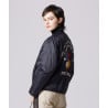 TAION JK03JS REVERSIBLE "VETJAN" DOWN JACKET BLACK
