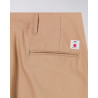 EDWIN WIDE TROUSERS COMPACT YARN LEFT HAND TWILL BEIGE