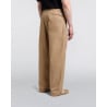 EDWIN WIDE TROUSERS COMPACT YARN LEFT HAND TWILL BEIGE