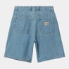 Carhartt WIP Brandon Short Blue Stone Bleached – Short Denim Loose