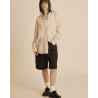 OBEY W'SHIFT PANEL SHORT DIGITAL FADED BLACK WASHED