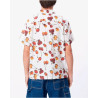 OBEY BOMBED SHIRT WOVEN WHITE