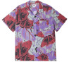 OBEY UPSHOT SHIRT WOVEN GREEN FIG MULTI