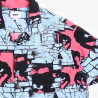 OBEY DETECTOR SHIRT WOVEN SKY BLUE MULTI