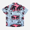 OBEY DETECTOR SHIRT WOVEN SKY BLUE MULTI