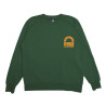 DEUS EX MACHINA MELODIES CREWNECK HILLSIDE GREEN