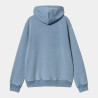 CARHARTT INGO HOODED SWEAT LIGHT BLUE GARMENT DYED