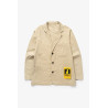 SERVICE WORKS DRILL SERVER SUIT JACKET KHAKI