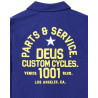 DEUS EX MACHINA TELLER DRIZZLER JACKET MECHANIC BLUE
