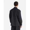 UNIVERSAL WORKS TRAVAIL OVERSHIRT TROPICAL SUITING NAVY